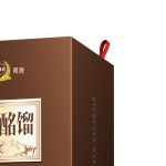 青海QSG-03青稞酒通用750ml装定制轻手工盒